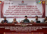 KPU GELAR RAPAT PLENO TERBUKA REKAPITULASI DAN PENETAPAN DPS