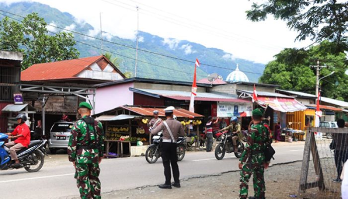 Sinergitas TNI-POLRI Amankan Pendaftaran Calon Bupati dan Wakil Bupati Sigi
