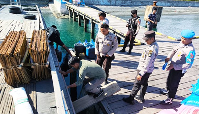 Ops Bina Kusuma, Polres Touna Lakukan Razia Di Pelabuhan dan Agen Travel