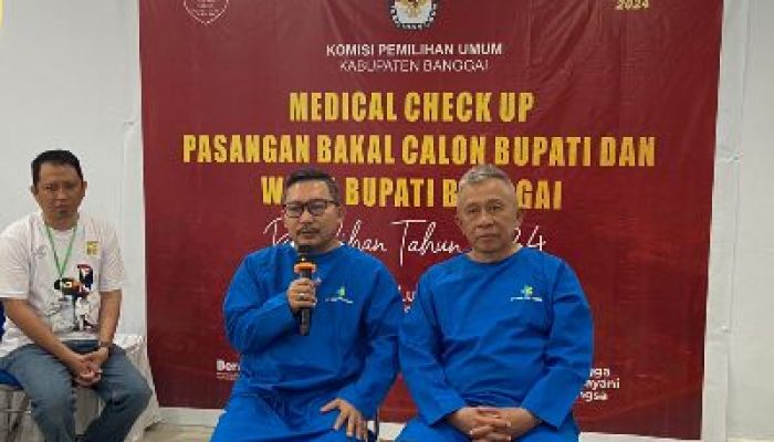 Tim Dokter RSUD Luwuk, Periksa Kesehatan Paslon AT-FM