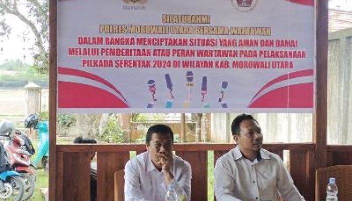 Kasat Intel Polres Morut, Ajak Jurnalis Berperan Aktif Dalam Menciptakan Pilkada Damai 2024
