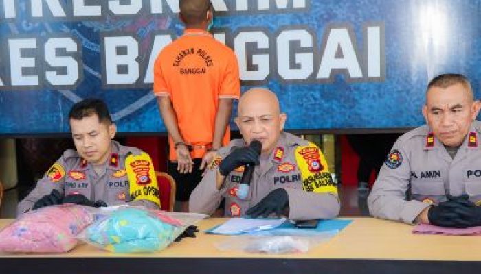 Terancam Hukuman Mati, Polres Banggai Ungkap Kasus Pembunuhan IRT di Balantak Utara