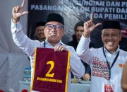 Disambut Histeris Ratusan Pendukung, Pasangan Delis-Djira Dapat Nomor Urut 2 Pada Pilkada Morut