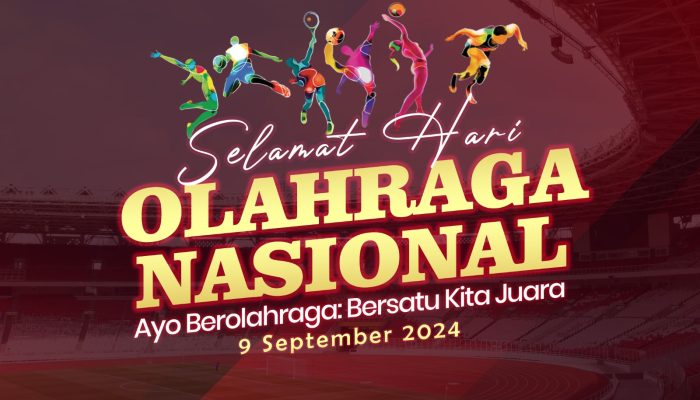 Ucapan KPU Selamat Hari Olah Raga Nasional 2024