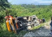 Kecelakaan Bus Sekolah di Batui: Dua Pelajar Dilarikan ke RSUD Luwuk