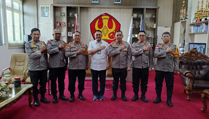 Silaturahmi Dengan Rektor Untad, Dirbinmas Bangun Sinergi Jelang Pilkada 2024