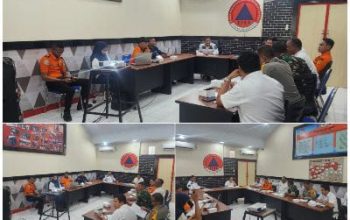 BPBD Banggai Gelar Rakor Simulasi Penanggulangan Bencana Kolaborasi Bersama Polres Banggai