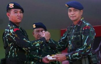 Siap Songsong Indonesia Emas 2045, Pasukan Pelopor Satbrimob Sulteng Gelorakan Semangat Wajracyena di HUT ke-65