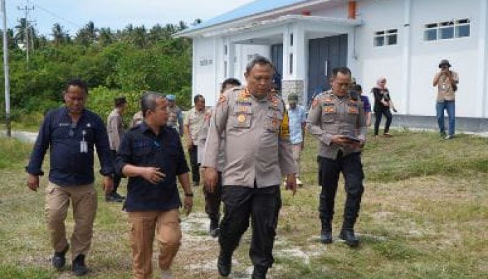Karo Ops Polda Sulteng Cek Gudang Logistik KPU Banggai