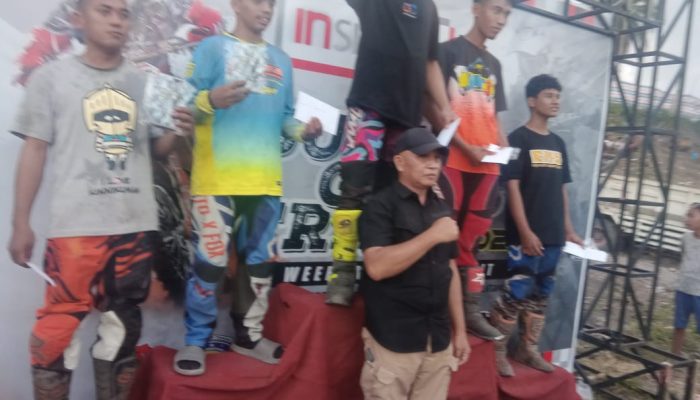 Kapolsek Balantak Hadiri Penutupan Weer Molino Super Grastrack Cup 2024