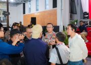 Kapolres Banggai Tanggapi Situasi Kamtibmas Saat Pengumuman Nomor Urut Peserta Pilkada 2024 di Kantor KPU