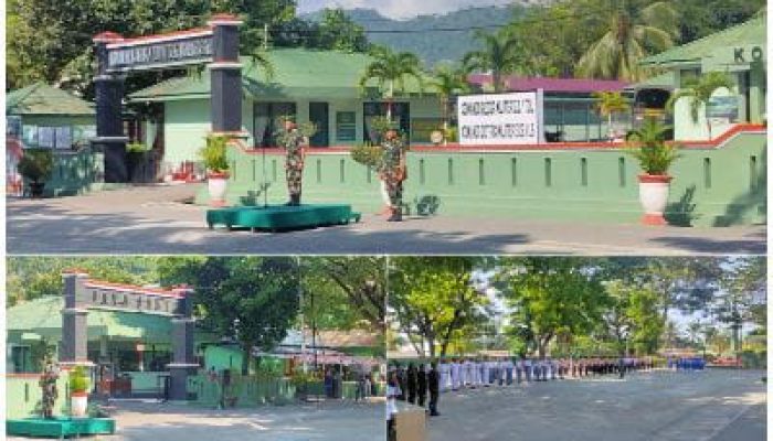 Sambut HUT TNI ke-79, Kodim 1308/LB Gelar Lomba PBB Tingkat Pelajar
