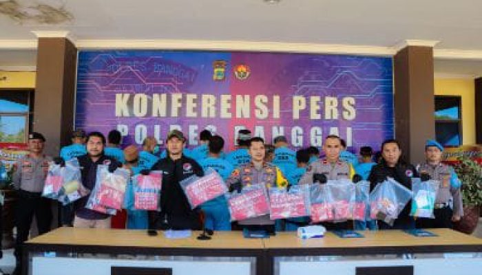 Kurun Waktu 3 Bulan, Polisi Tangkap 18 Orang Kasus Narkoba, 211,64 Gram Sabu Diamankan Polres Banggai