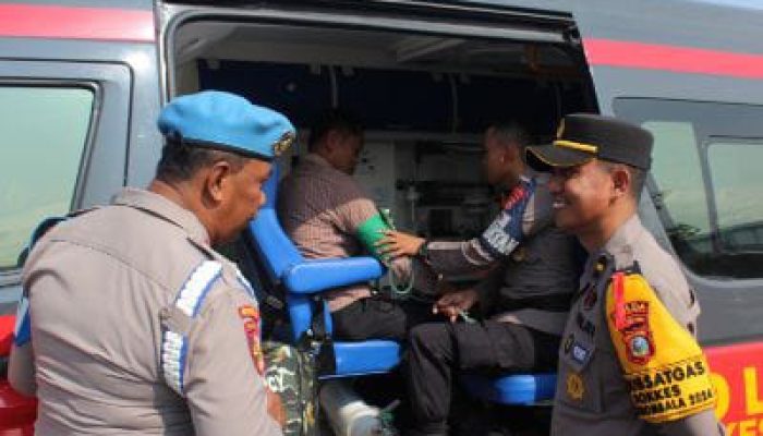Hadapi Tahap Kampanye Pilkada 2024, Subsatgas Dokkes Layani Pemeriksaan Kesehatan