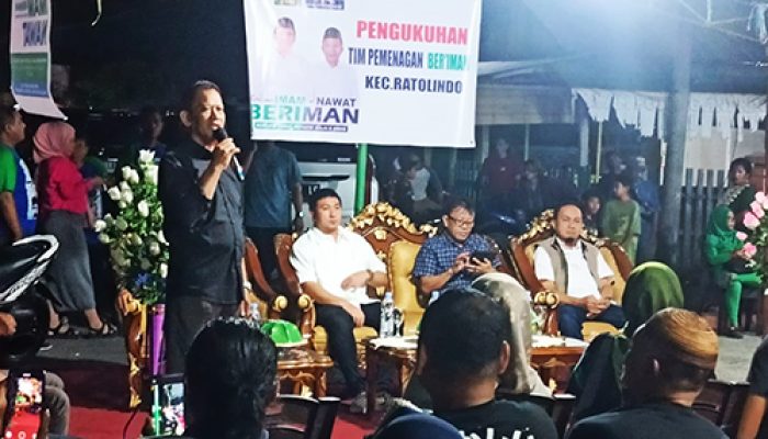 Subsatgas Preventif Polsek Ampana Kota Amankan Sosialisasi Bapaslon BERIMAN