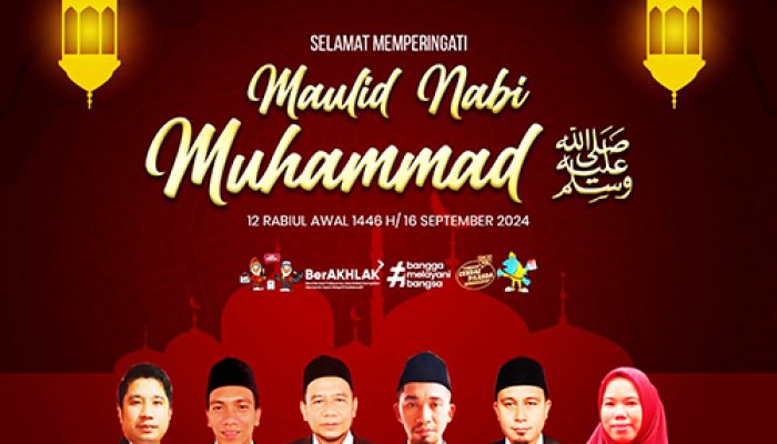 Ucapan KPU Tojo Una-Una Peringatan Maulid Nabi 2024