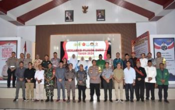 Wujudkan Pilkada Aman, Damai dan Sejuk, Polres Morowali Utara Gelar Deklarasi Pilkada Damai