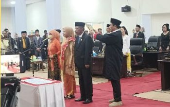 Pimpinan DPRD Morut Disumpah, Warda Dg Mamala Jabat Ketua