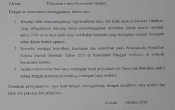 Pelaku Pengrusakan APK AT-FM Minta Maaf, Bawaslu Banggai Terima Klarifikasi