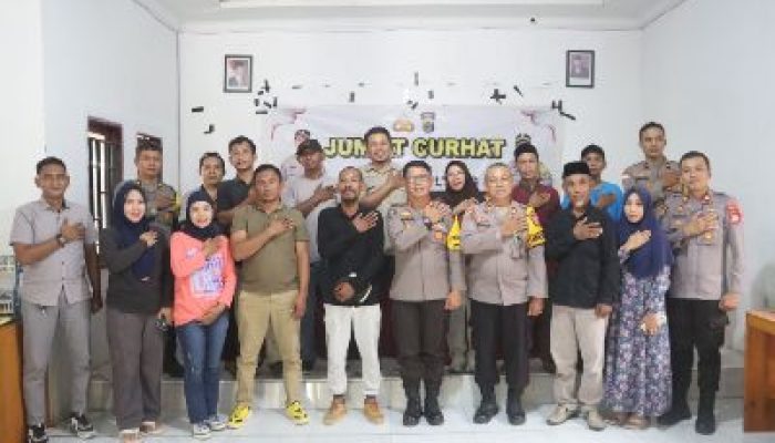 Melalui Jumat Curhat di Kabupaten Sigi, Polda Sulteng Cooling System Jelang Pilkada 2024