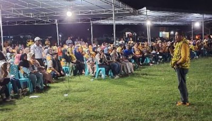 Kampanye di Pagimana, Irwanto Kulap Yakin AT-FM Menang Telak di Dapil II Banggai