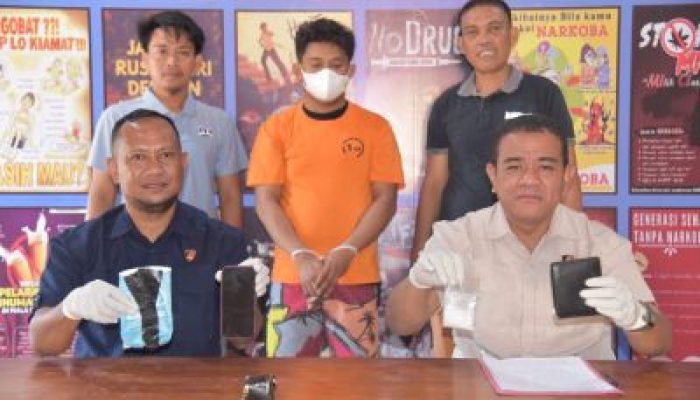 Satresnarkoba Polres Morowali Utara, Tangkap Satu Terduga Pengedar Sabu