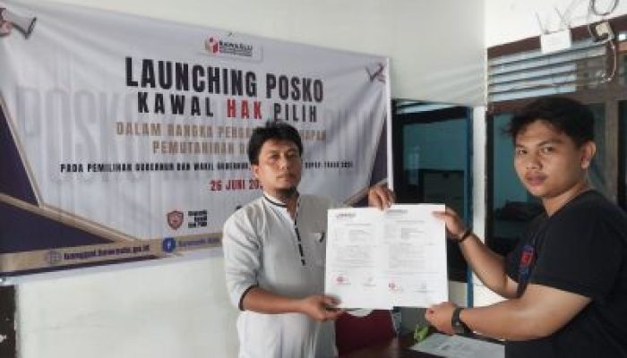 Tim Hukum AT-FM Masukkan Laporan Dugaan Pelanggaran Pemilu ke Bawaslu Banggai