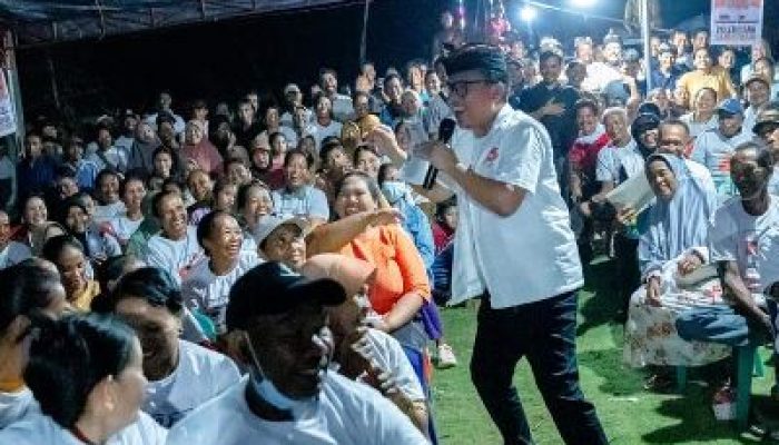 Kampanye Delis-Djira di Desa Salubiro Bungku Utara Diikuti Ratusan Warga Pedalaman Suku Wana