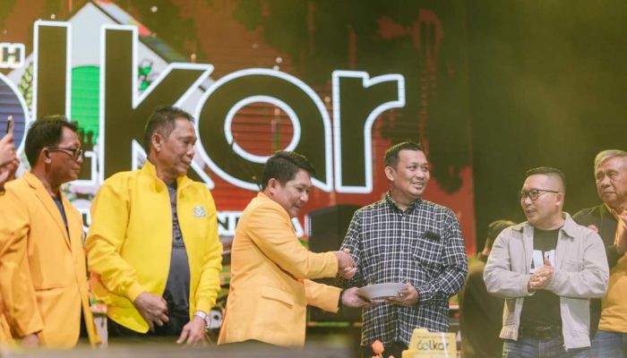 Pjs Bupati Banggai Hadiri Puncak Perayaan HUT ke-60 Partai Golkar di Toili Jaya