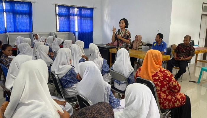 Di SMP 3 Ambelang, Polres Bangkep Gelar Sosialisasi, Pencegahan Kekerasan Seksual