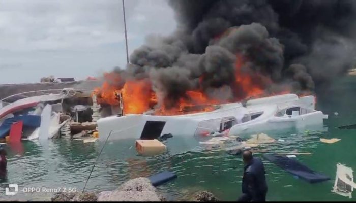 Ledakan Dahsyat Hanguskan Speedboat Cagub Maluku Utara, 4 Orang Dikabarkan Meninggal Dunia