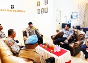 Bahas Upaya Pengendalian Narkoba dan Penguatan Komitmen Pegawai, Kapolres Tojo Una-Una Kunjungi Lapas Ampana