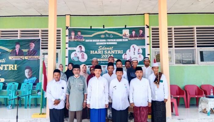 Peringatan Hari Santri Dilaksanakan di Desa Uekambuno Kecamatan Ulubongka