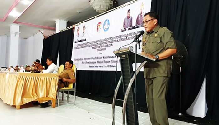 3 Point Penting Dalam Sambutannya PJ Sekda Tojo Una-Una Pada Bimtek Yang Digelar Dinas Dikpora Tojo Una-Una  