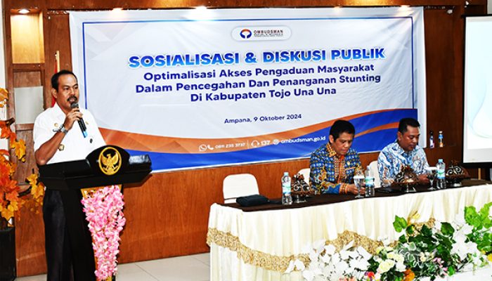 Asisten 1 Buka Sosialisasi dan Diskusi Publik Ombudsman RI, Harapkan Pelayanan Responsif, Transparan Dan Berintegritas
