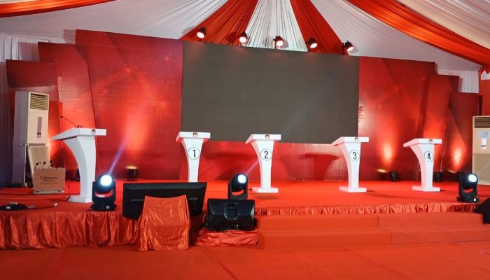 Dari Arena Jelang Debat Publik Putaran Kedua Kandidat Pasangan Calon Bupati dan Wakil Bupati Tojo Una-Una