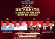 KPU TOJO UNA-UNA AKAN GELAR DEBAT KEDUA KANDIDAT PASANGAN CALON BUPATI DAN WAKIL BUPATI