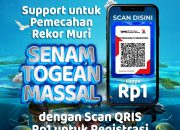 Semarakkan Senam Togean Terbanyak di Lapangan STQ Bumi Mas Uemalingku