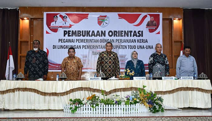 410 PPPK Ikuti Orientasi Yang Digelar Pemda Tojo Una-Una