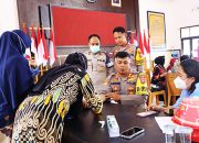 Kerjasama Polres Tojo Una-Una Dengan Puskesmas Ampana Timur Gelar Skrining Kesehatan 