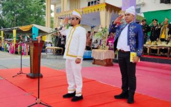 Kasat Pol PP Pimpin Upacara Peringatan HUT Kabupaten Banggai Kepulauan ke-25