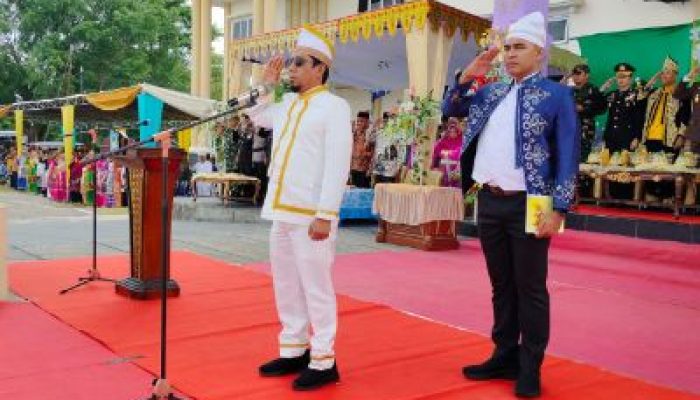 Kasat Pol PP Pimpin Upacara Peringatan HUT Kabupaten Banggai Kepulauan ke-25