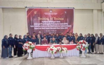 KPU Morowali Utara, Siapkan KPPS Melalui Training of Training