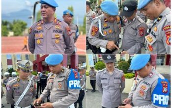 Cegah Judi Online, Kabid Propam Pimpin Sidak Ponsel Personel Polda Sulteng