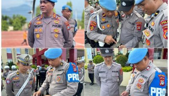 Cegah Judi Online, Kabid Propam Pimpin Sidak Ponsel Personel Polda Sulteng