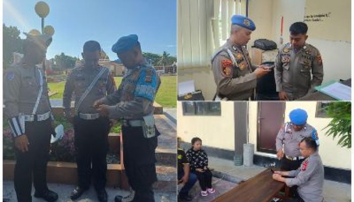 Propam Polres Banggai Sidak Mendadak, Periksa Ponsel Personel Untuk Cegah Judi Online
