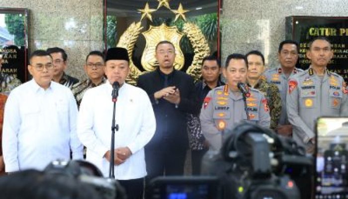 Menteri ATR/BPN Temui Kapolri Untuk Kerjasama Berantas Mafia Tanah Tanpa Toleransi