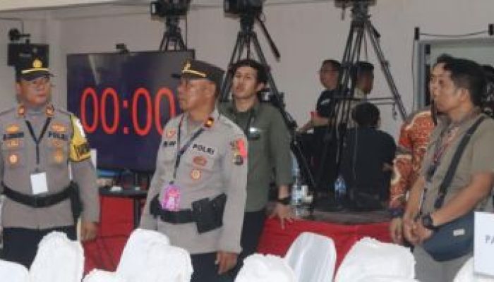 120 Aparat Amankan Debat Kandidat Putaran Kedua Pilkada Banggai Kepulauan