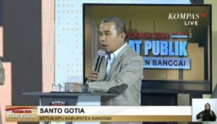 Debat Publik Pilkada Banggai, Ketua KPU: “Mari Isi Ruang Publik Dengan Gagasan Konstruktif”