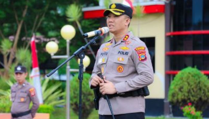 Kapolres Apresiasi Kinerja Personil, Debat Kedua Pilkada Banggai Berjalan Aman